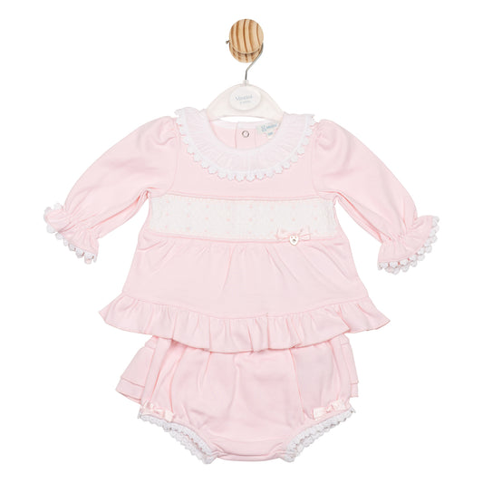 MB6709A | Top & Jam Pant- Pink- Preorder