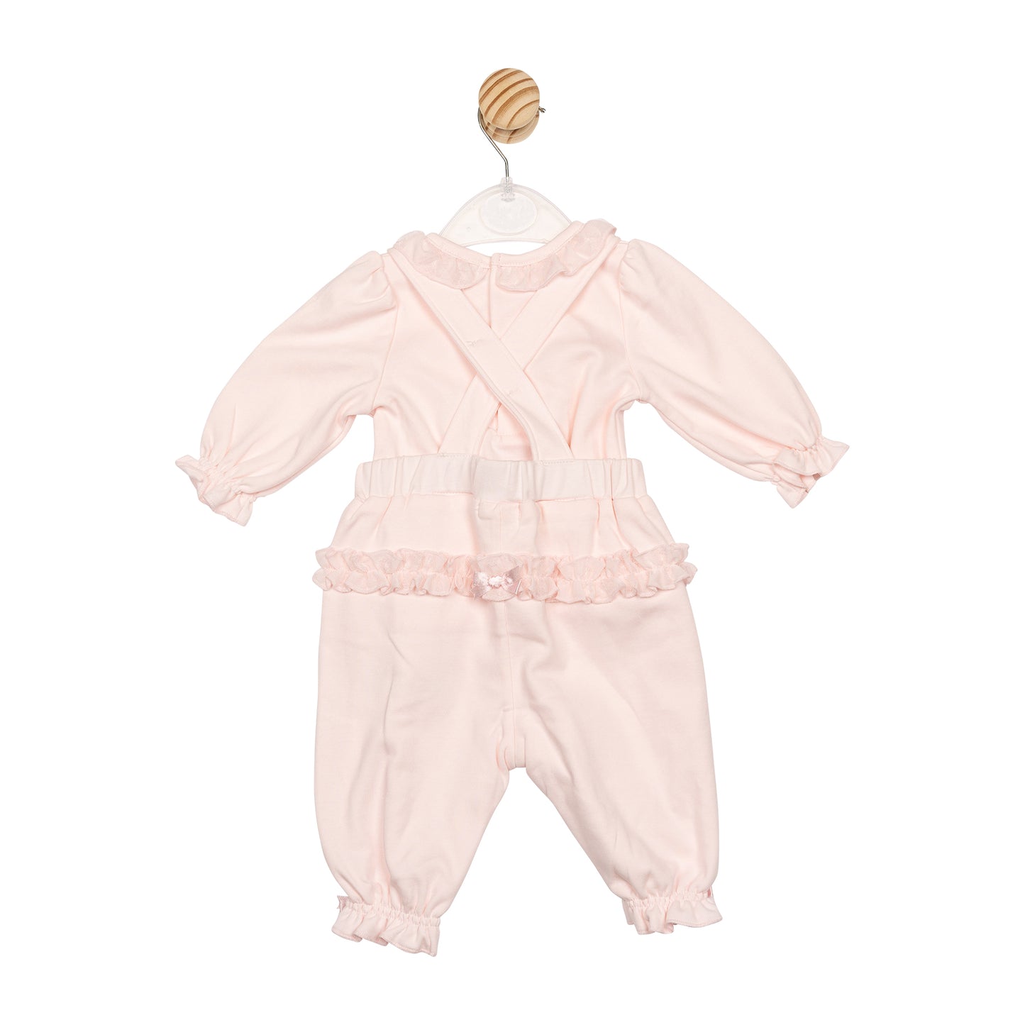 MB6725 | Top & Dungaree - Pink - In Stock