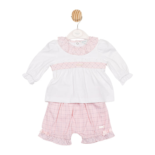 MB6729A | Top & Bloomer- White/Pink- In Stock