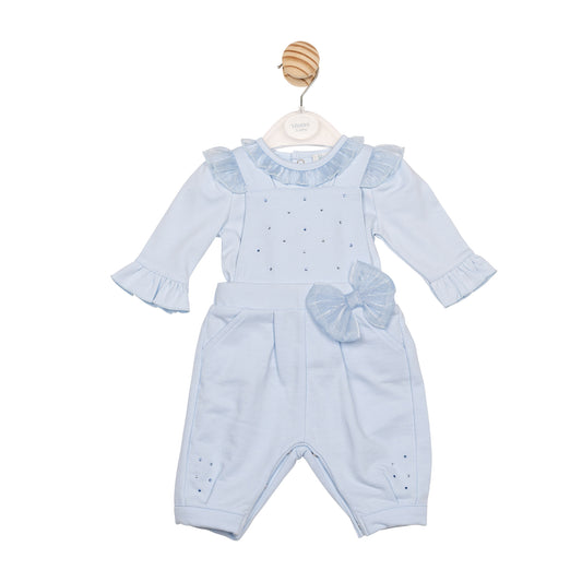 MB6781A | Top & Dungaree- Blue- In Stock