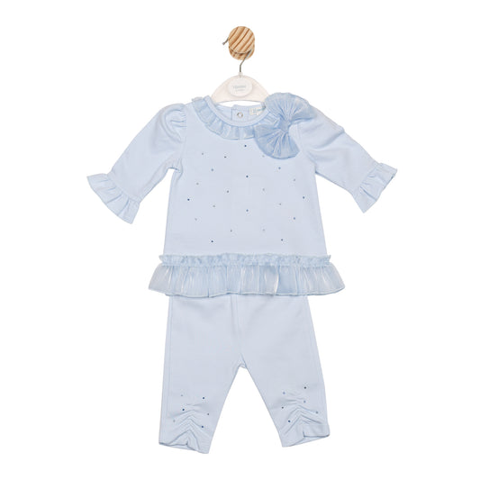 MB6784B | Tunic & Legging- Blue- Preorder