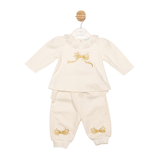 MB6812B | Top & Jogpant- Ivory- Preorder