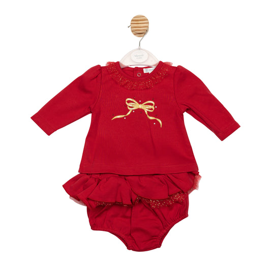 MB6816A | Top & Jam Pant- Red- Preorder