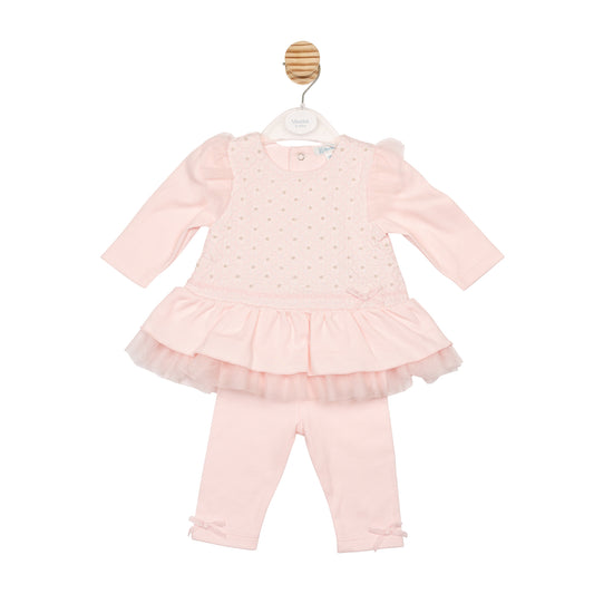 MB6835B | Tunic & Legging- Pink- Preorder