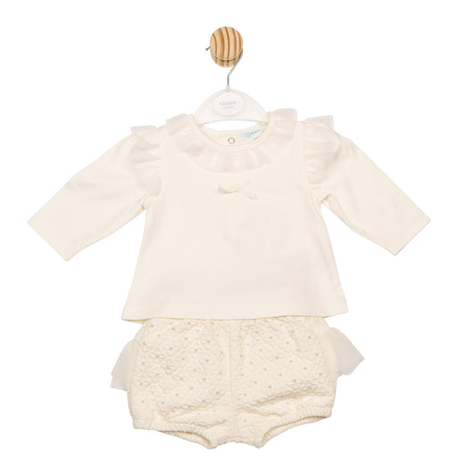 MB6839A | Top & Bloomer- Ivory- Preorder