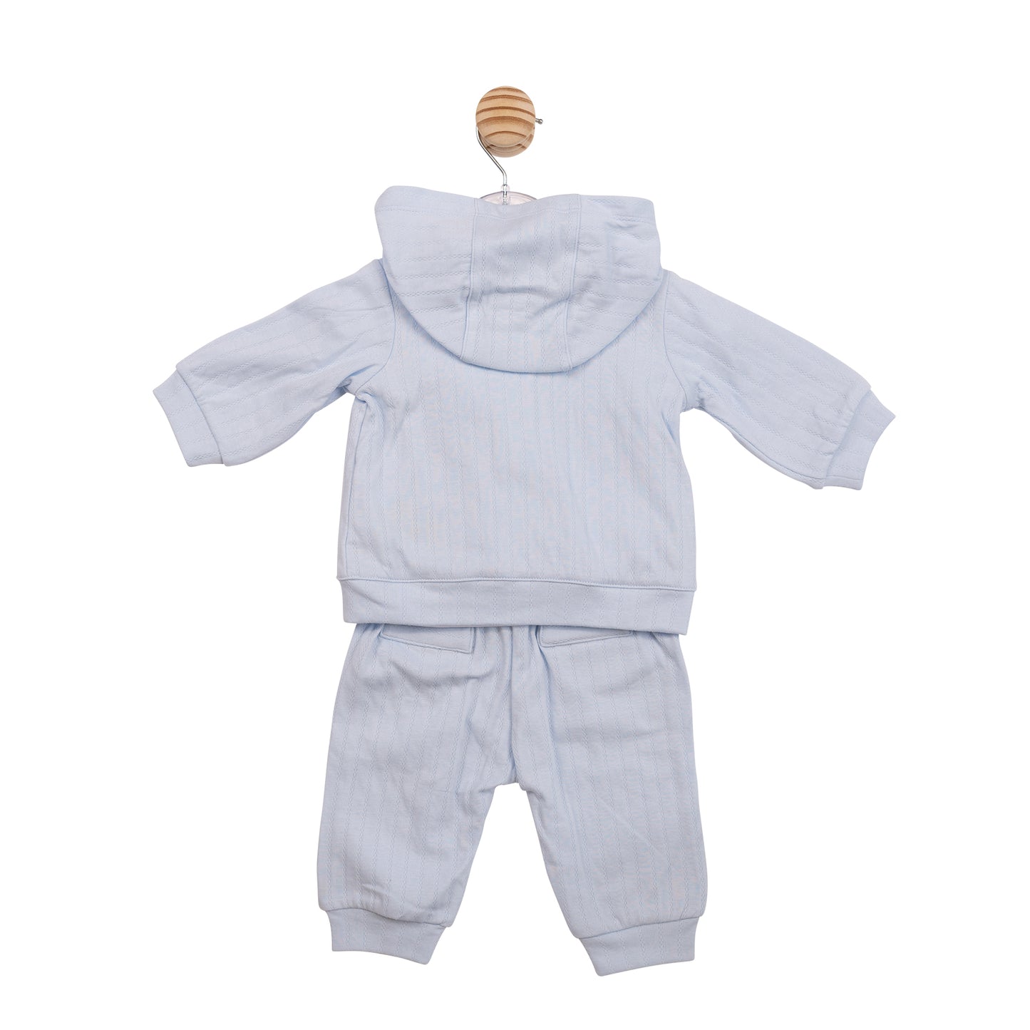MB6897 - 3pc Jogset - White Blue Jacquard-In Stock