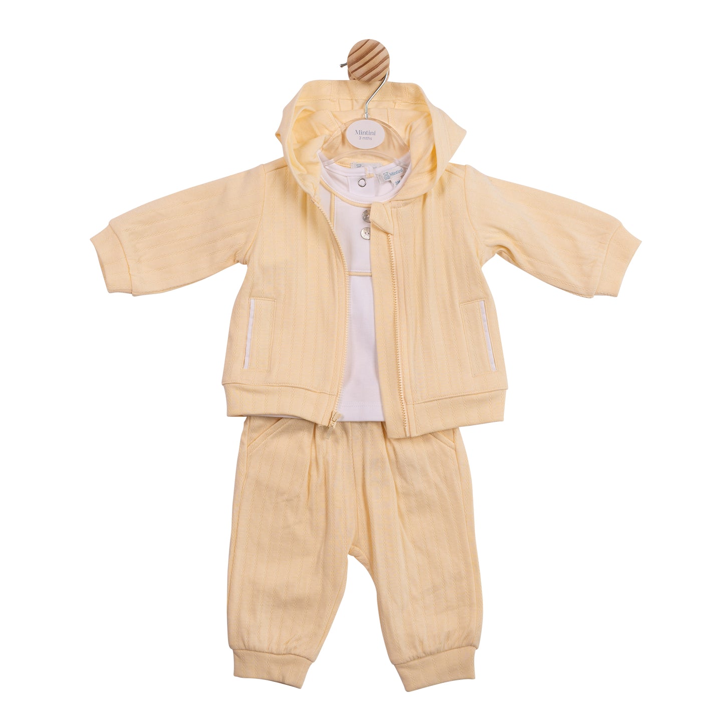 MB6903A - 3 Pc Jogset - White Lemon Jacquard-Pre Order