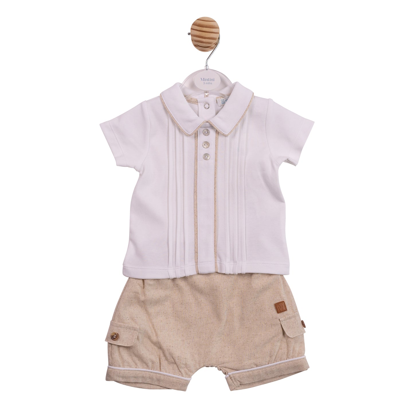 MB6947 - Top and Bloomer Short - Cotton Linen-In Stock