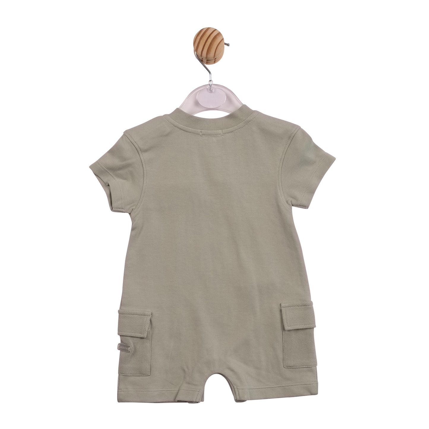 MB6974 - Romper - Sage Interlock Pique