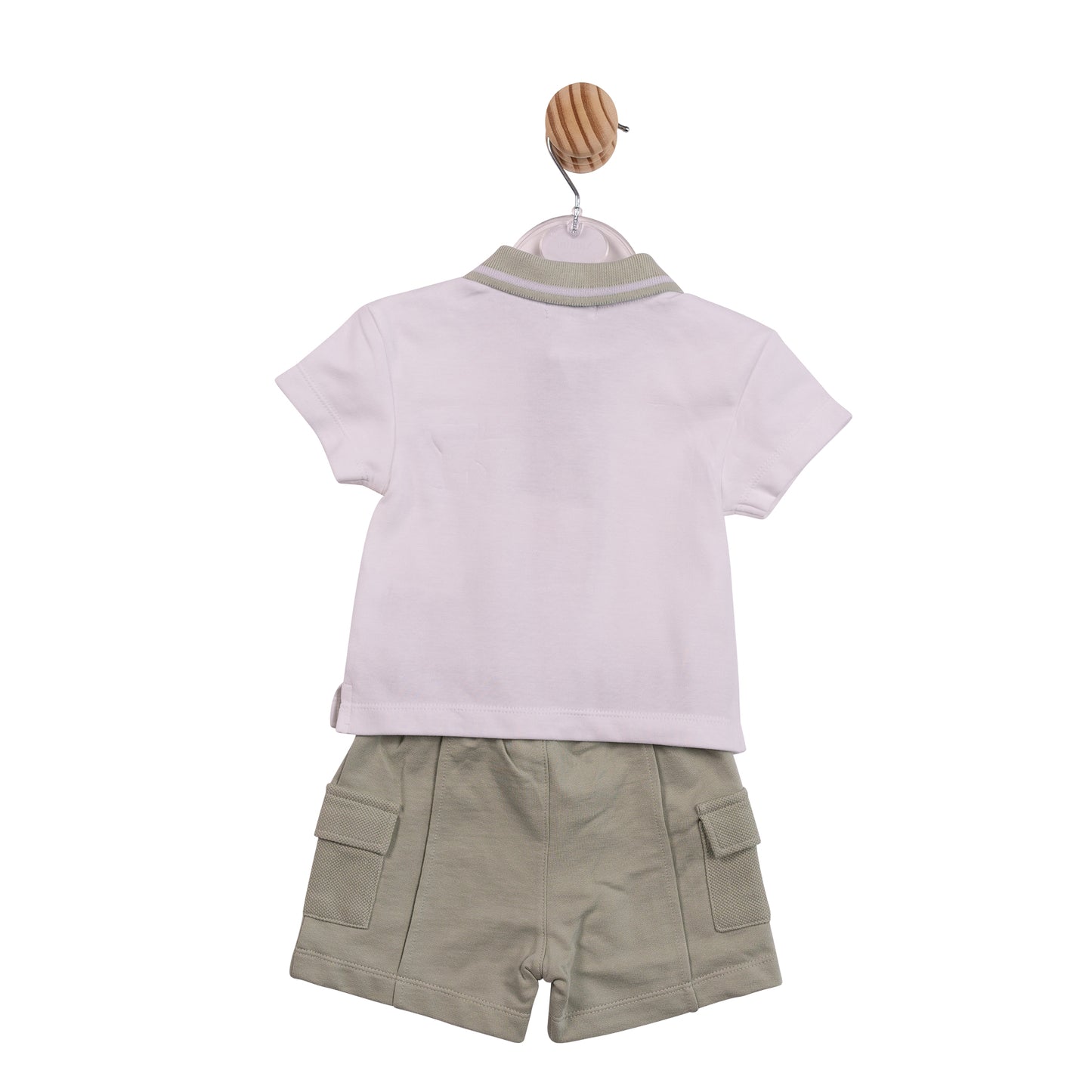 MB6977 - Polo and Shorts - Sage Interlock Pique-In Stock