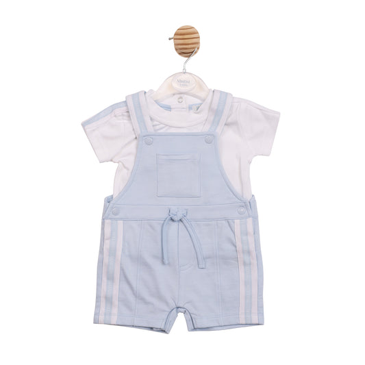 MB6984A - Top and Short Dungaree - Blue Tape