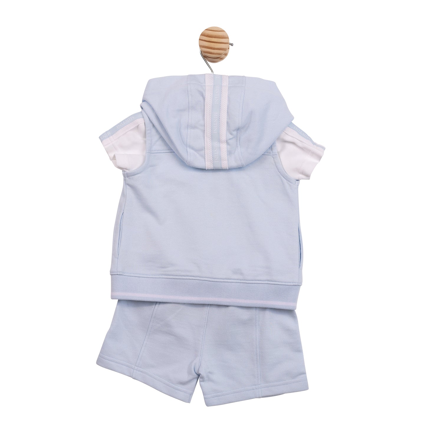 MB6985B - Top Short & Gilet - Blue Tape