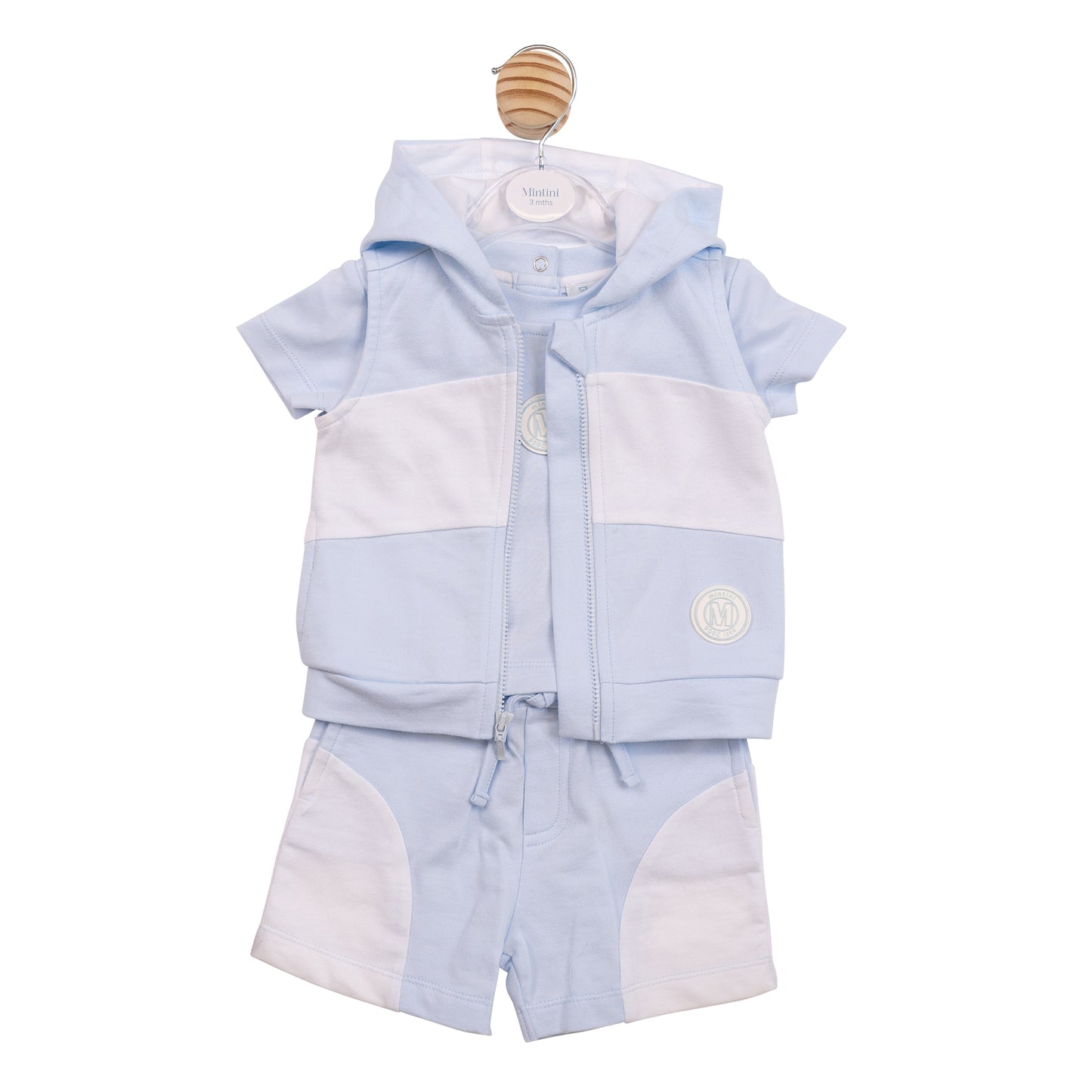 MB7008A - Top Short and Gilet - Blue Rubber M-In Stock