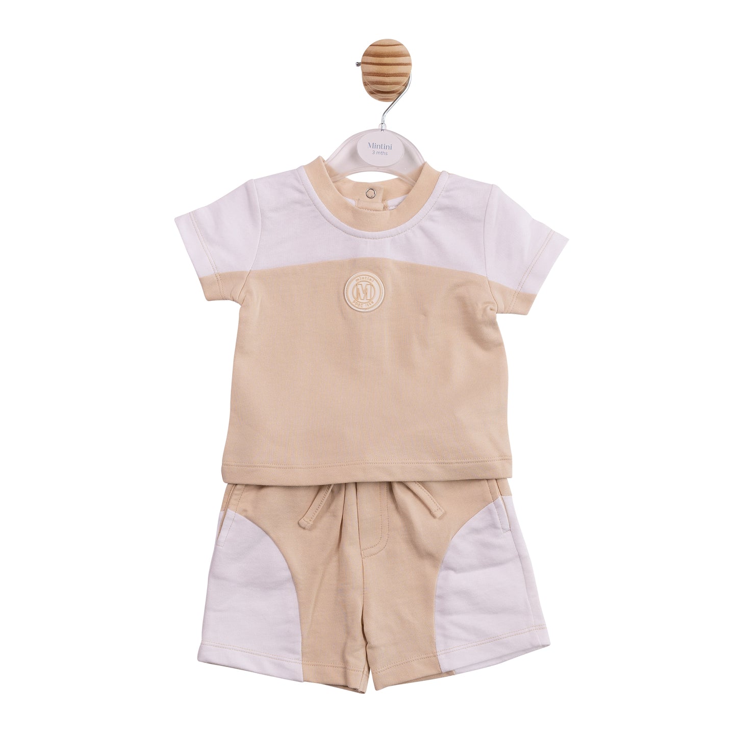 MB7013 - Top and Short - Beige Rubber M-In Stock