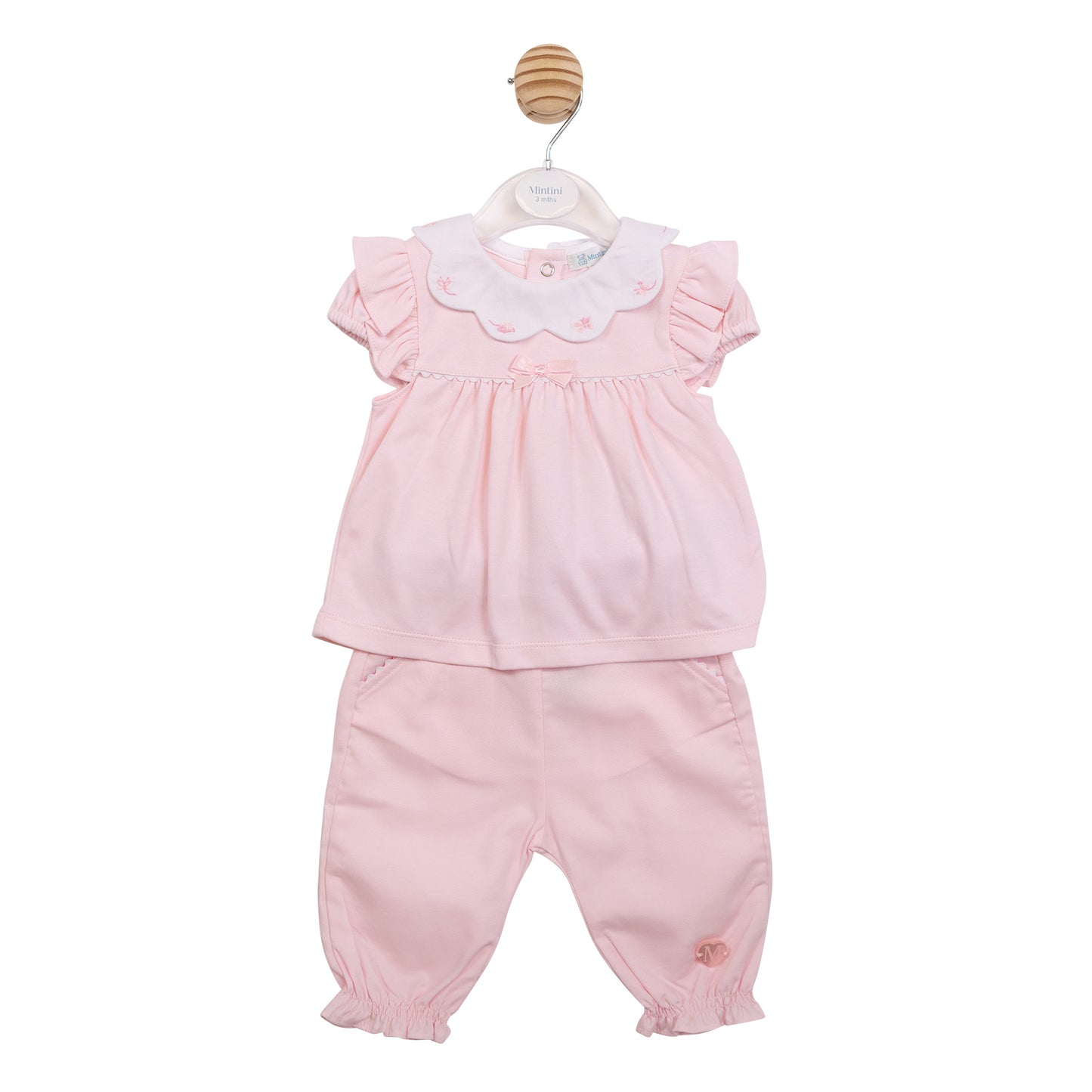 MB7035 - Top & Trouser - Pink Butterfly-In Stock