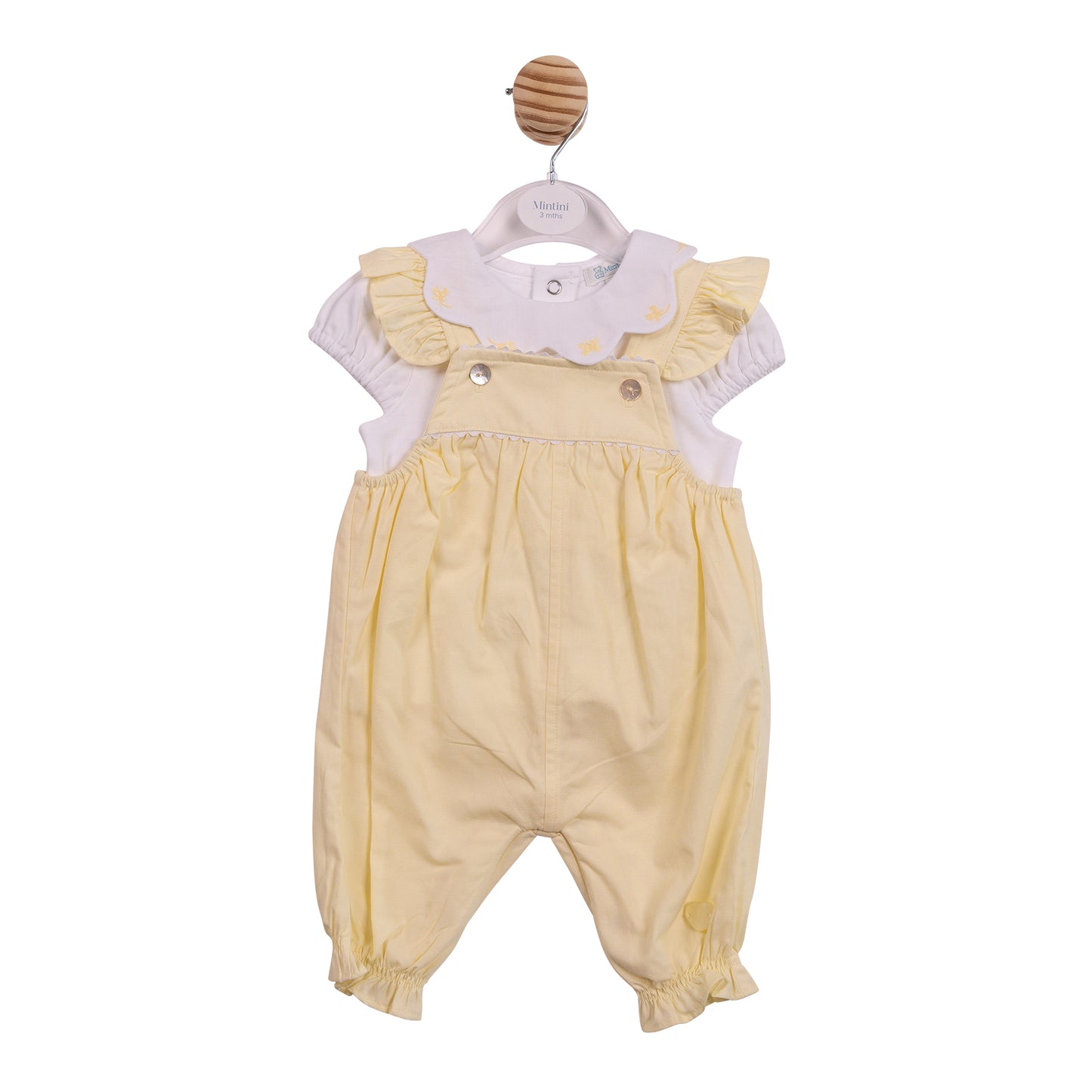 MB7040 - Top & Dungaree - Lemon Butterfly-In Stock