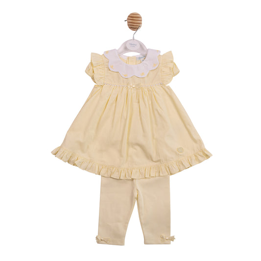MB7042 - Dress & Legging - Lemon Butterfly-In Stock
