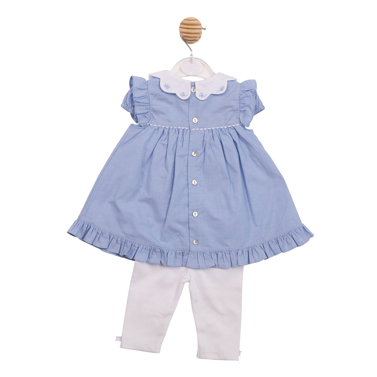 MB7049 - Dress & Legging - Blue Butterfly-In Stock