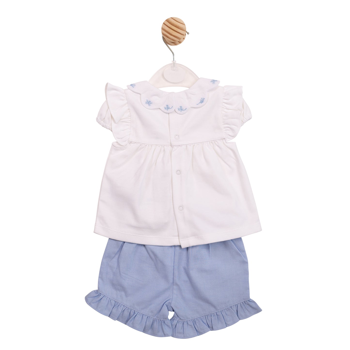 MB7050 - Top & Short - Blue Butterfly-In Stock