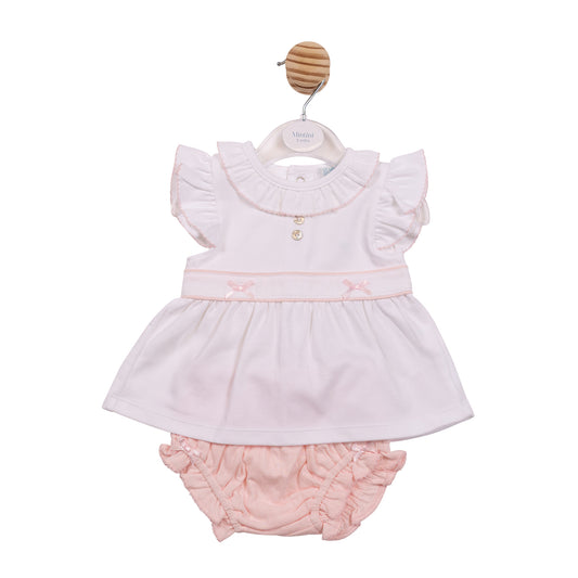 MB7054 - Top & Jam Pant - Pink Jacquard Knit-In Stock