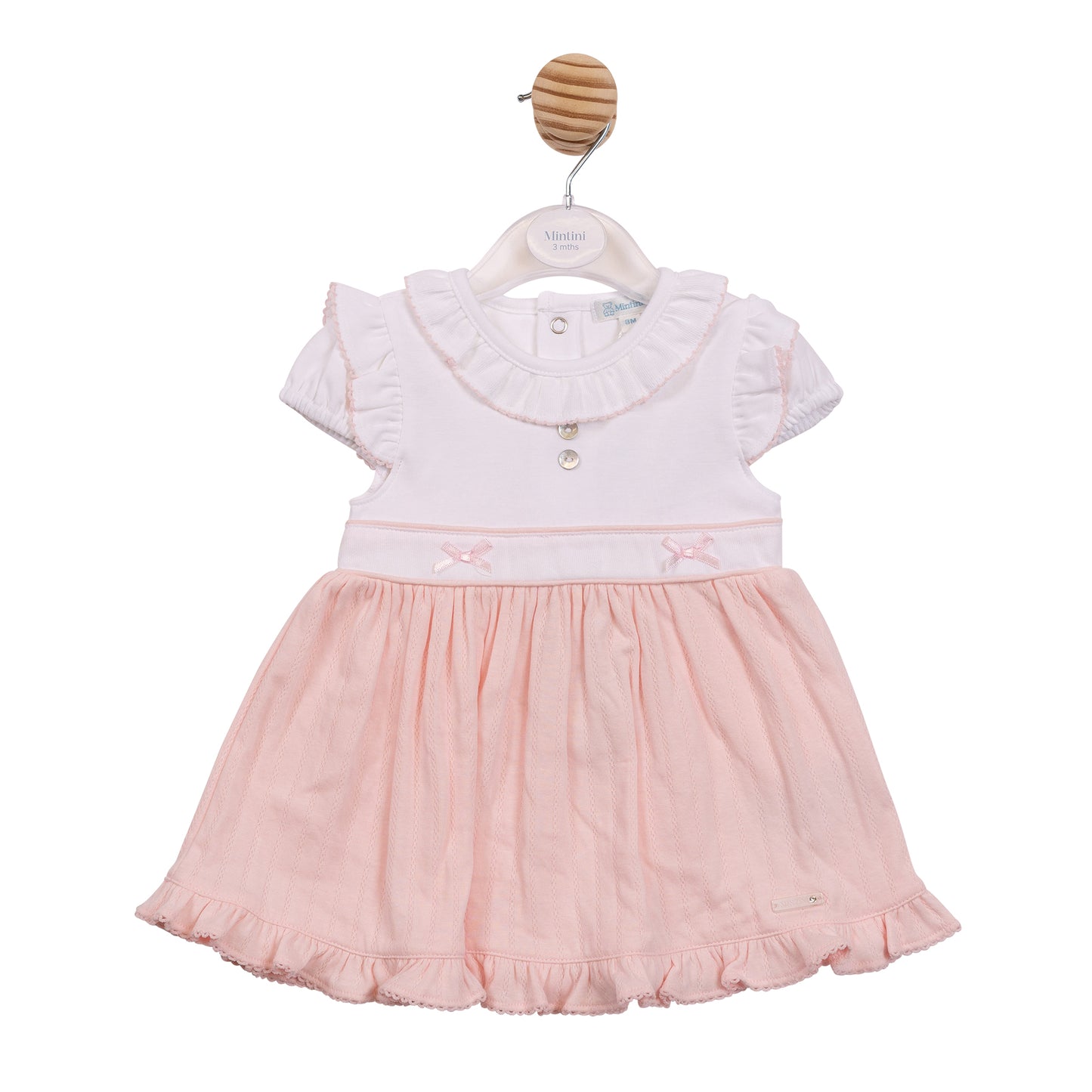 MB7056B - Dress - Pink Jacquard Knit-In Stock
