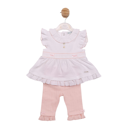 MB7058 - Tunic & Legging - Pink Jacquard Knit-In Stock