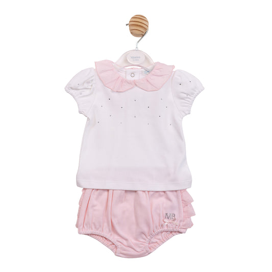 MB7093 - Top & Jam Pant - Pink Diamante-In Stock