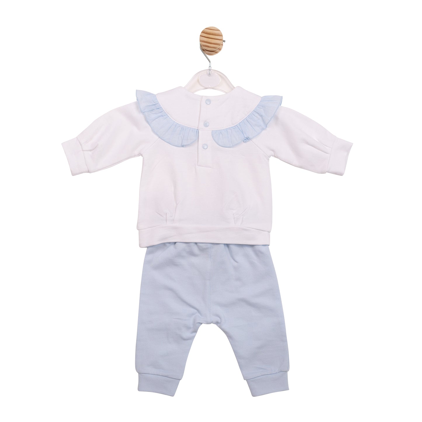 MB7124B - Jogset - White/ Blue Diamante-In Stock