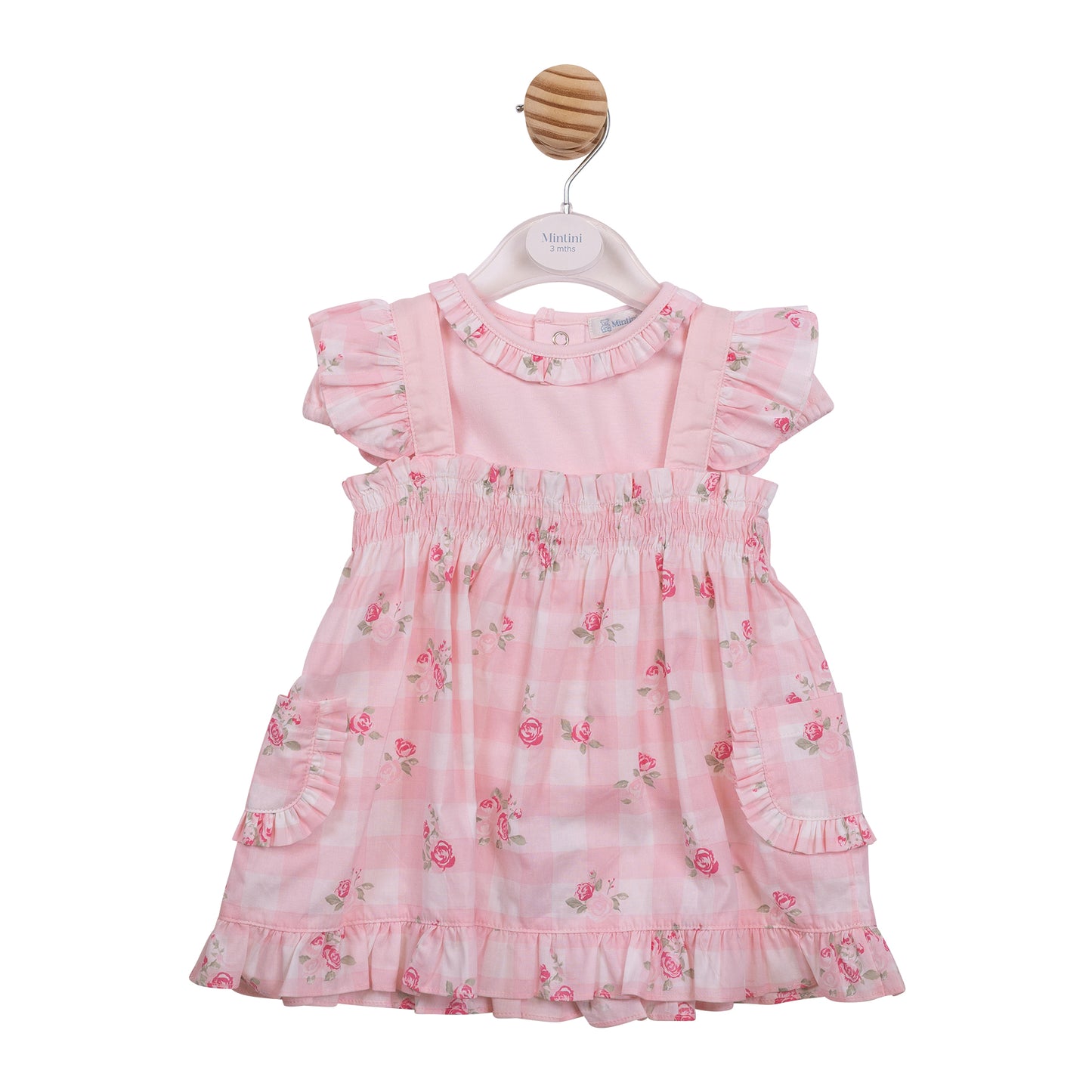 MB7160AB- Sundress - Pink Gingham-In Stock