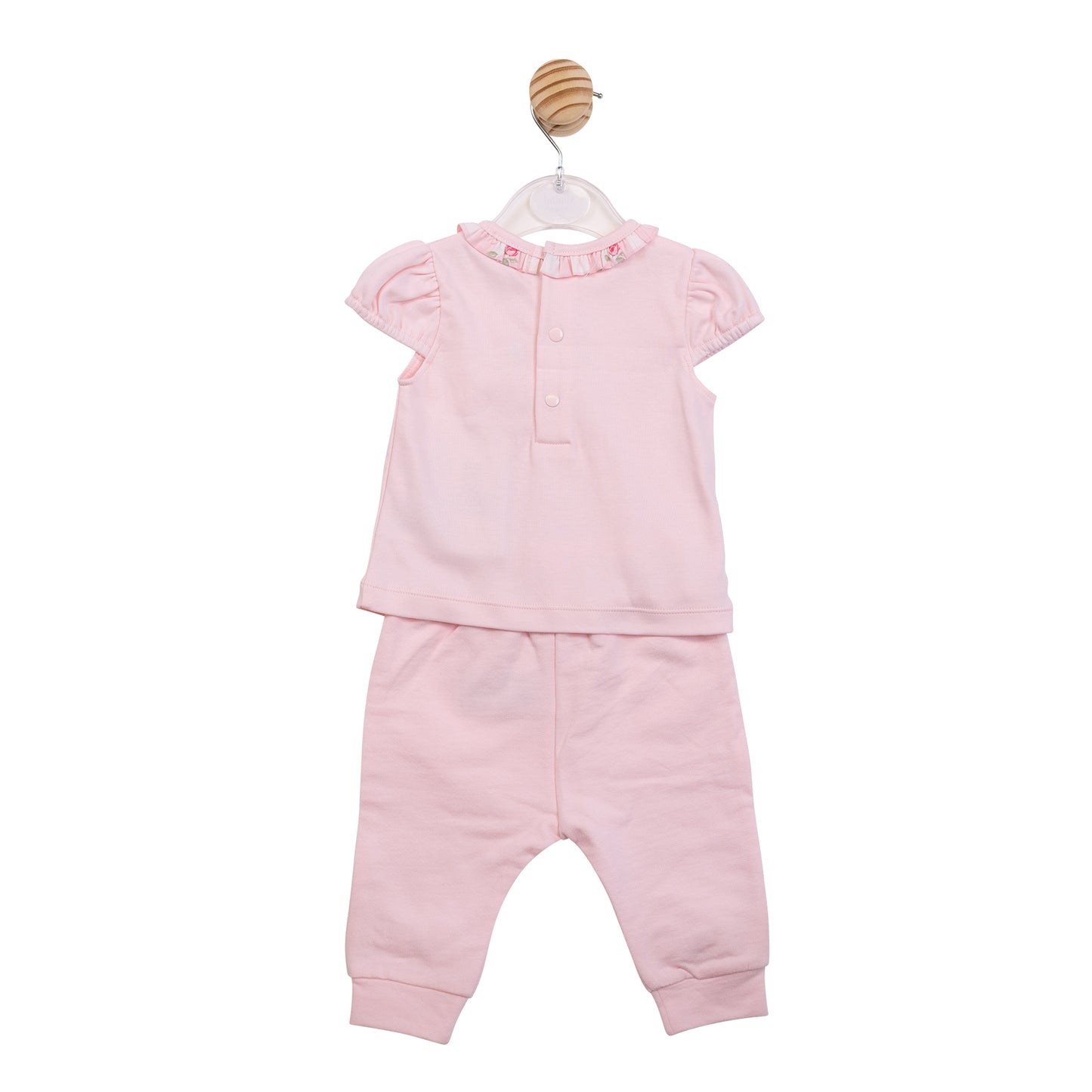 MB7163 - Top & Jogpant - Pink Gingham-In Stock
