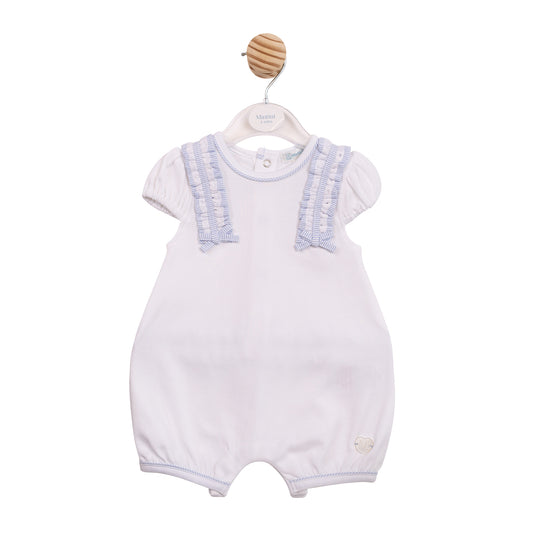 MB7181 - Romper - Blue Broderie-Pre Order