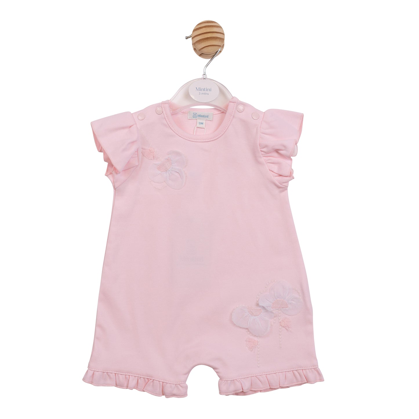 MB7205 - Romper - Pink Flowers-In Stock