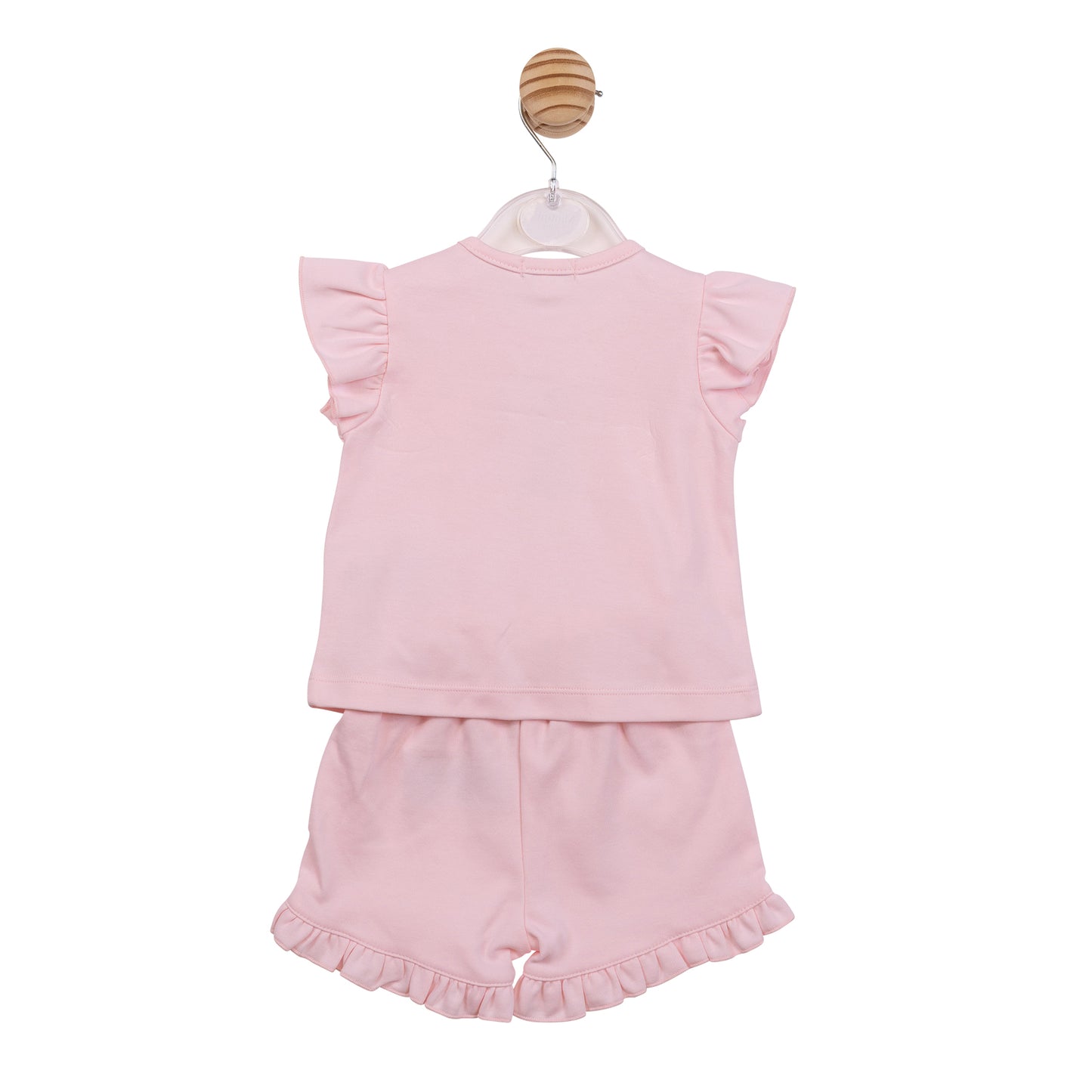 MB7208 - Top & Short - Pink Flower-In Stock