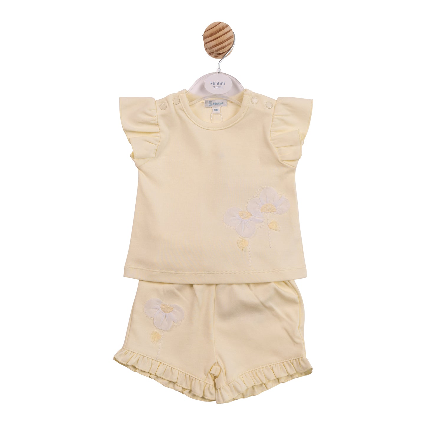 MB7216B - Top & Short - Lemon Flower