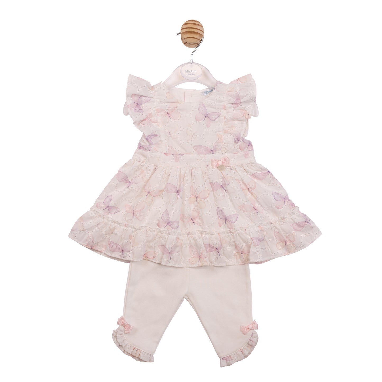 MB7226 - Dress & Legging - White Butterfly Broderie-In Stock in