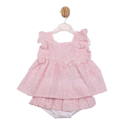 MB7229 - Top & Jam Pant - Pink Embroidery Flowers-Pre Order