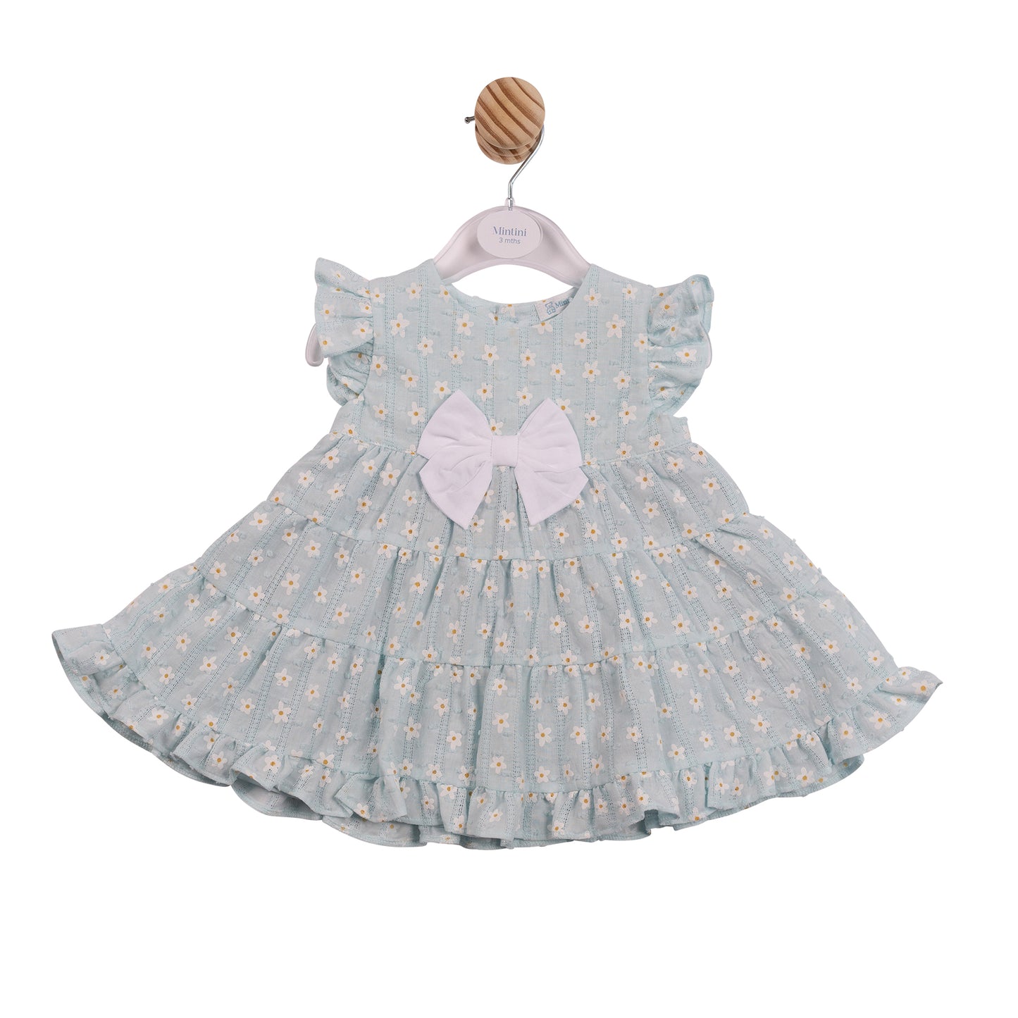 MB7252 - Dress - Aqua Flower Jacquard