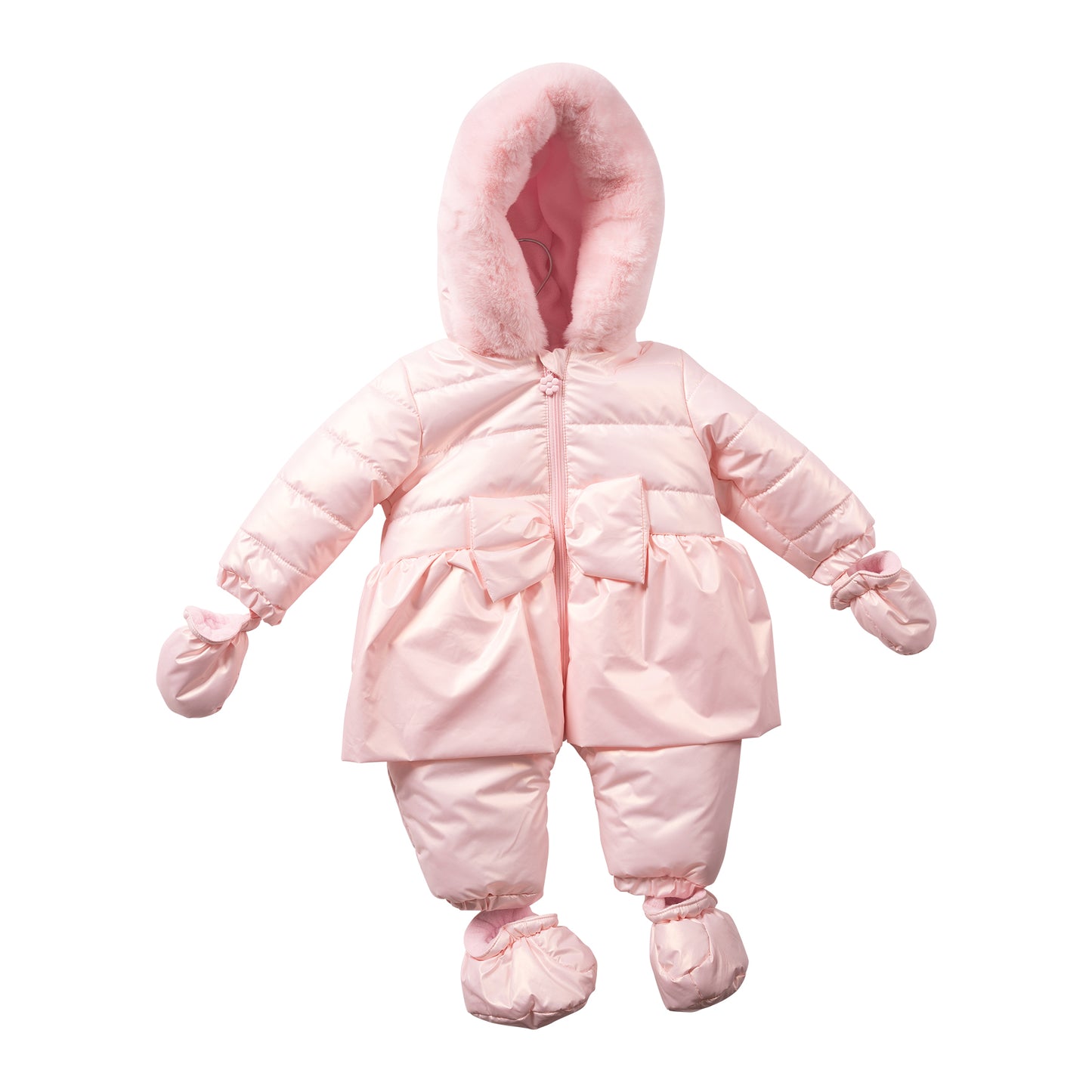 MB7271A - Snowsuit - Pink - Irredescent- Pre Order