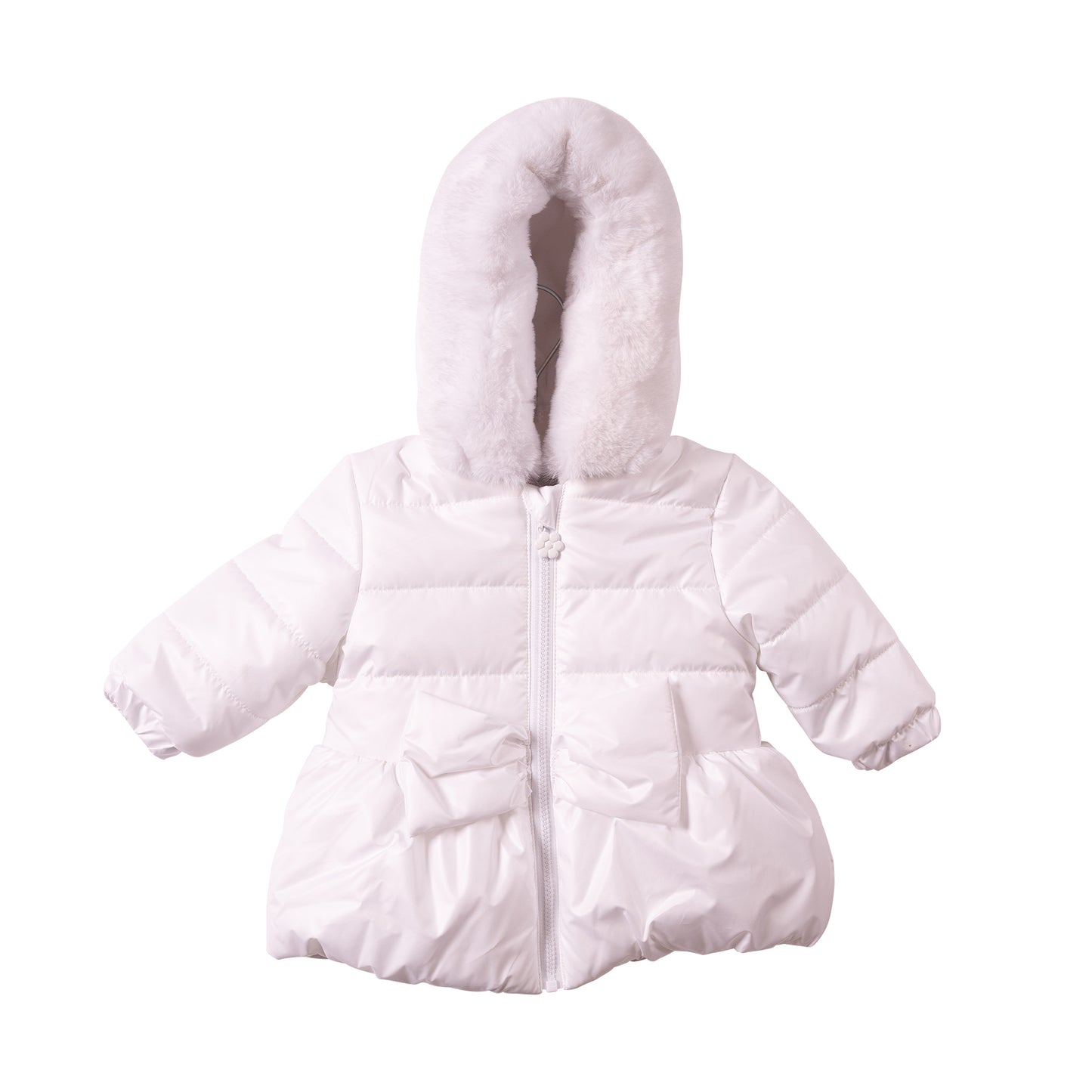 MB7276A - Coat - White - Irredescent- Pre Order