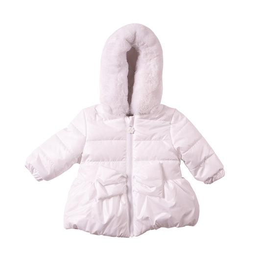 MB7276 - Coat - White - Irredescent- Pre Order