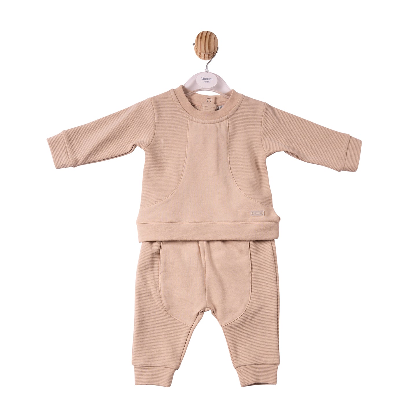 MB7375 - Jogset- Beige - Rib Jersey - Pre Order