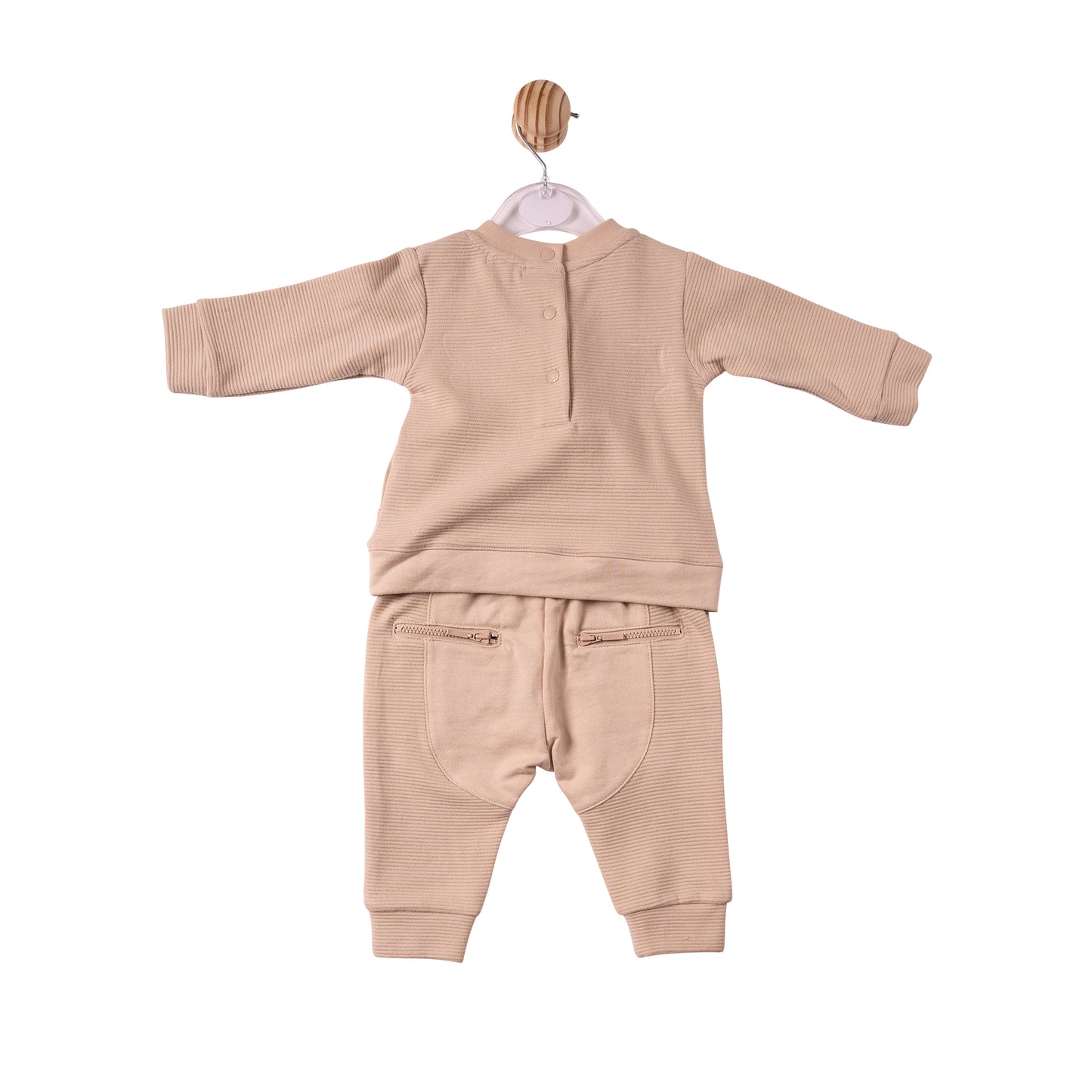 MB7375 - Jogset- Beige - Rib Jersey - Pre Order