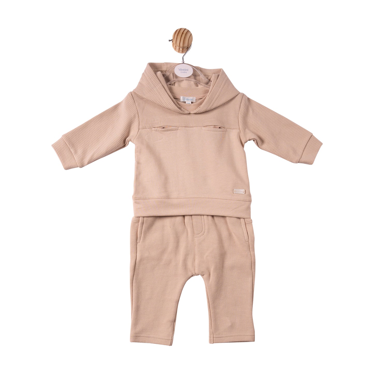 MB7377 - Jogset- Beige - Rib Jersey - Pre Order