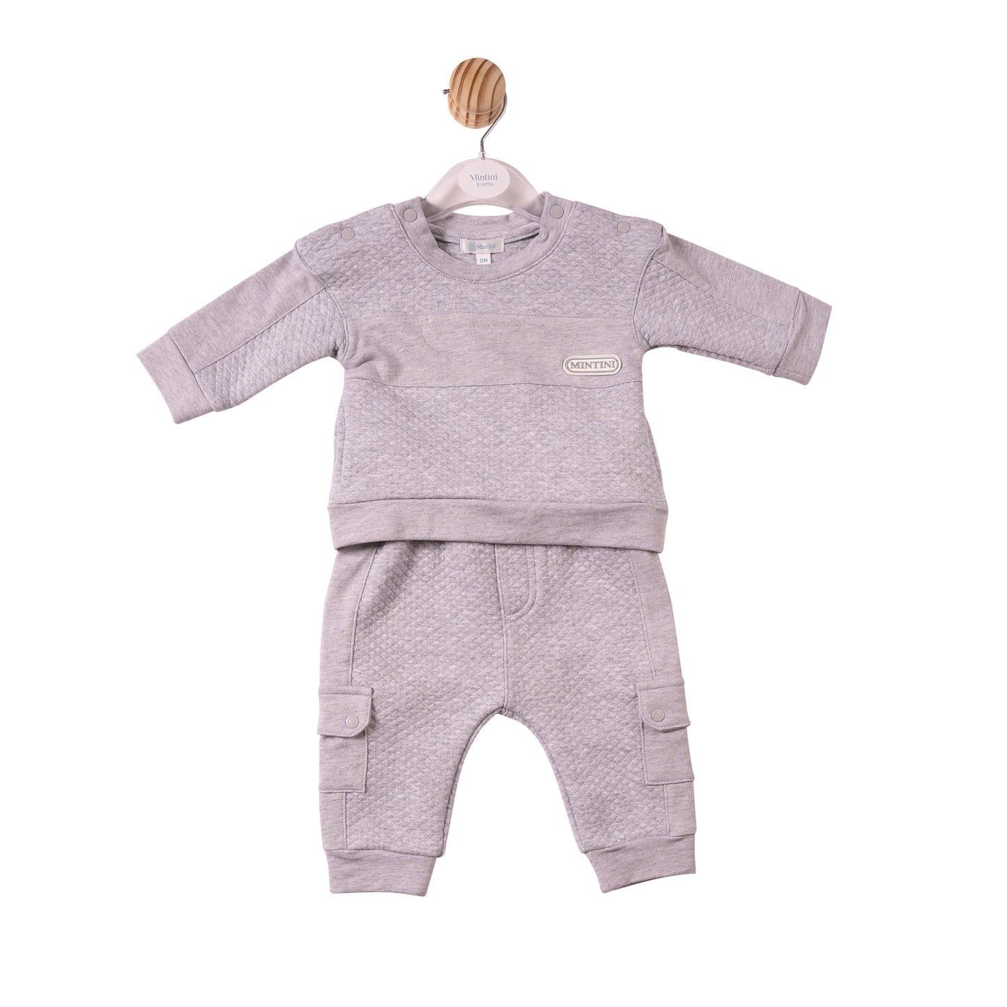 MB7399A - Jogset - Grey - Square Jacquard - Pre Order