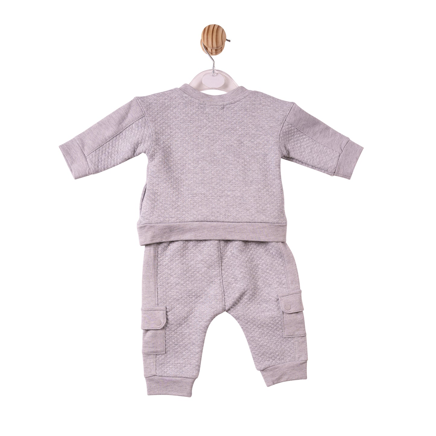 MB7399A - Jogset - Grey - Square Jacquard - Pre Order