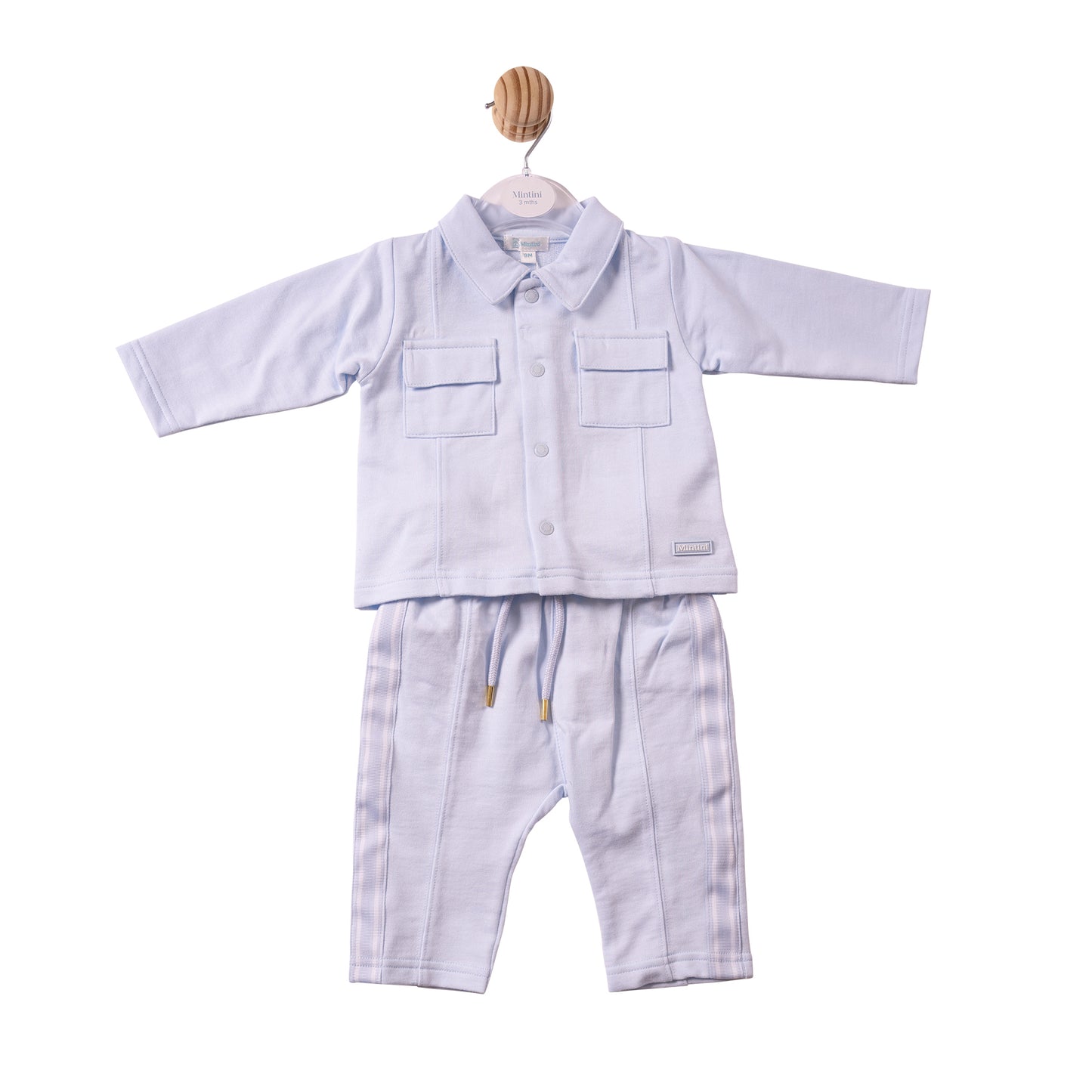 MB7406A- Shirt & Trouser- Blue - Woven Tape- Pre Order