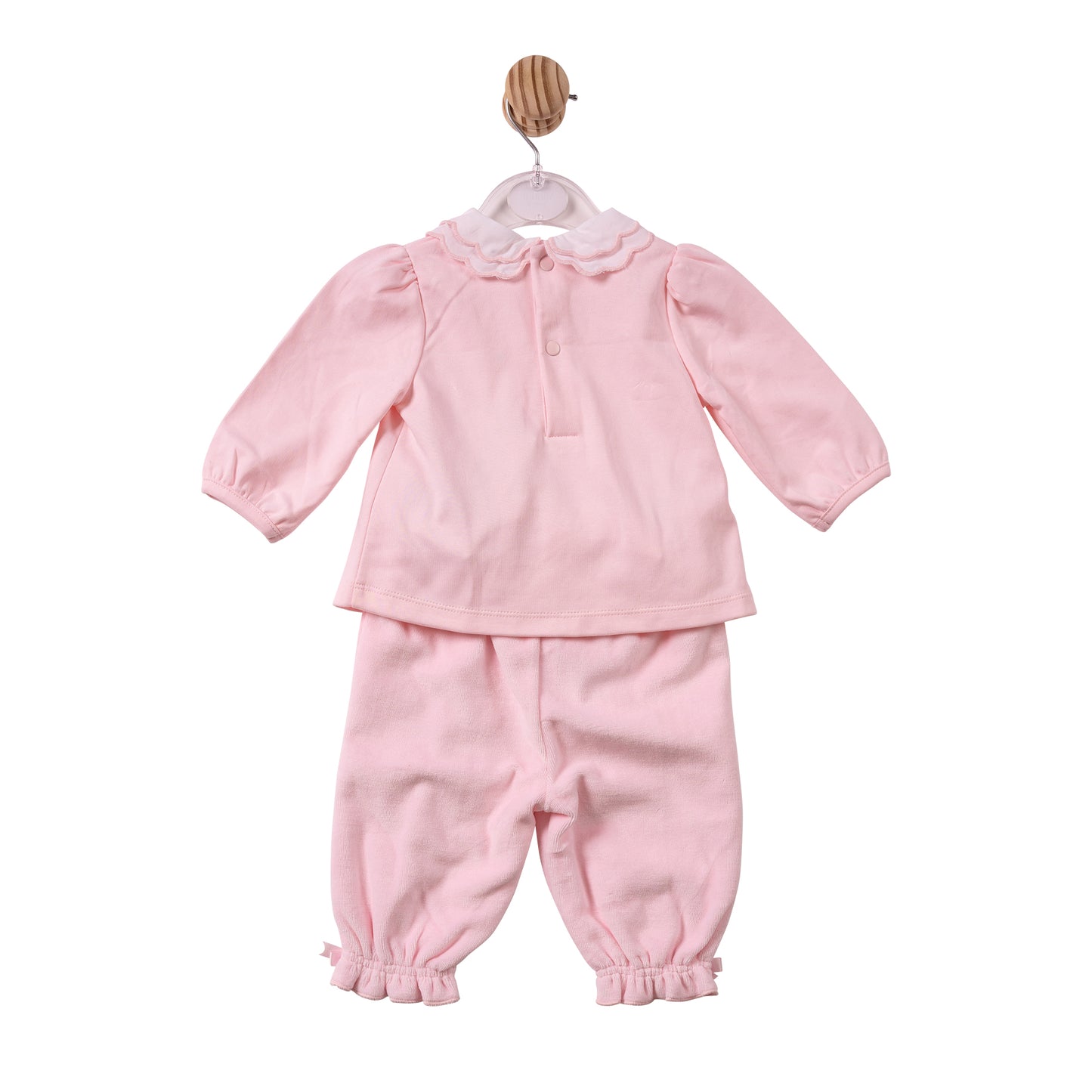 MB7425A- Top & Trouser- Pink - Smocking- Pre Order