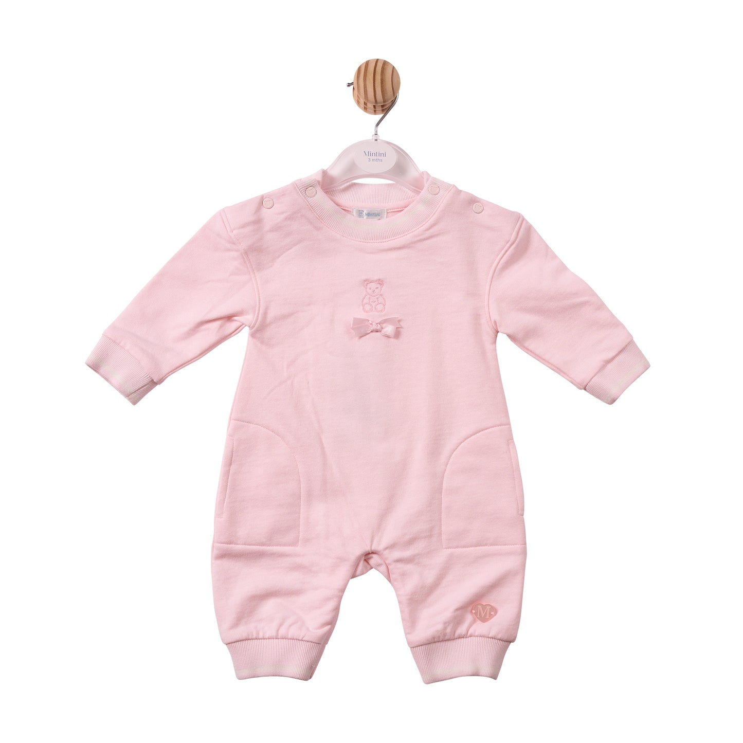 MB7428 - Romper- Pink - Mintini Bear- Pre Order