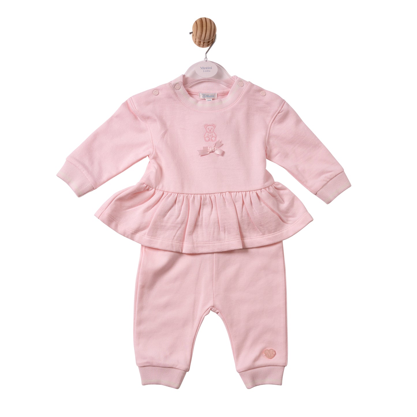 MB7429A - Tunic & Legging - Pink - Mintini Bear- Pre Order