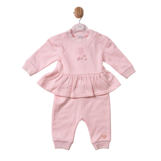 MB7429A - Tunic & Legging - Pink - Mintini Bear- Pre Order